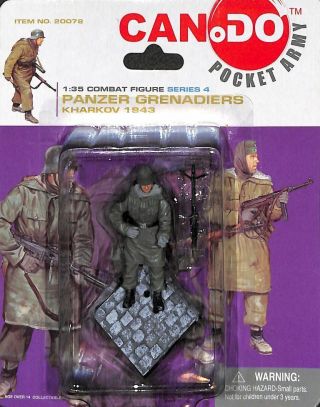 Dragon Can Do 1:35 Panzer Grenadiers Kharkov 1943 Holding Mg Figure 20078b
