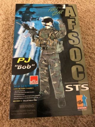 Dragon Afsoc Sts 12 " 1/6 Scale Us Air Force Pj Bob Usaf Action Figure 2001