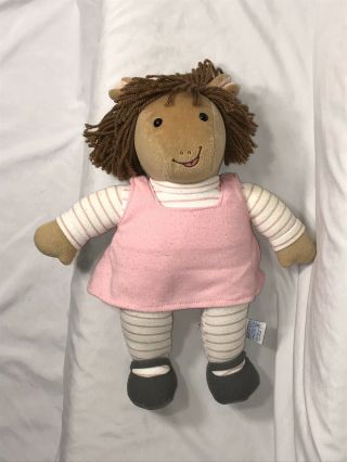 D.  W.  Arthur ' s Little Sister Plush 1994 EDEN 14” PBS Pink Dress Stuffed Toy 3