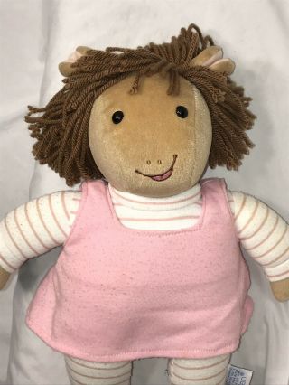 D.  W.  Arthur ' s Little Sister Plush 1994 EDEN 14” PBS Pink Dress Stuffed Toy 4