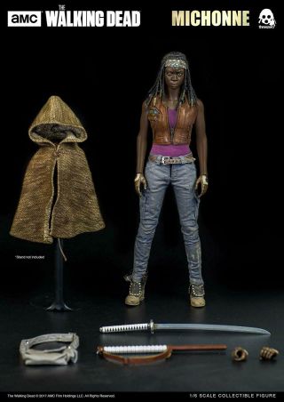 Threezero Michonne The Walking Dead 1/6 Scale Figure Statue Twd