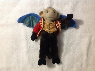 Wicked Flying Monkey Doll Broadway Musical Plush Souvenir Red Brown Blue Wings