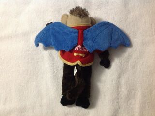 Wicked Flying Monkey Doll Broadway Musical Plush souvenir red brown blue wings 3