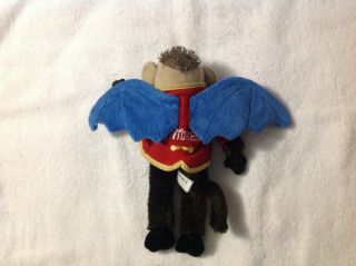 Wicked Flying Monkey Doll Broadway Musical Plush souvenir red brown blue wings 5
