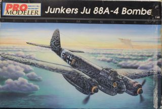 Pro Modeler Revell Monogram 1:48 Junkers Ju88 Ju - 88 A - 4 Bomber Kit 85 - 5948u