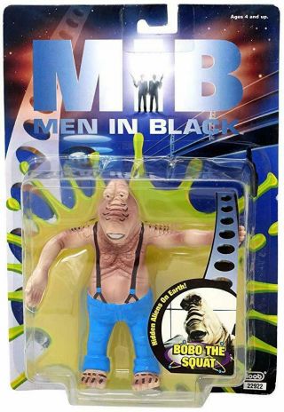 Vintage Men In Black Movie Bobo The Squat Figure 1997