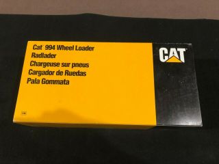 Cat 994 Wheel Loader Radlader Die Cast Metal 1/50 Scale