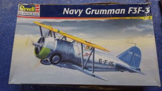 Revell 1/32 Navy Grumman F3f - 3 With Resin And Other