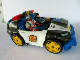 Fisher Price Rescue Heroes Police Car Set With Two Figures Police Men