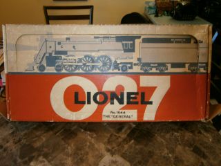 Lionel Postwar 1644 027 General Flip Top Set Box Only W/ Inserts 1961