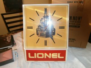 Lionel 75th Anniversary Dealer Clock W/ Shipper From 1975 C - 6