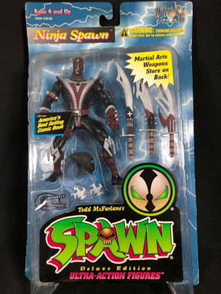 Mcfarlane Toys Spawn Action Figure Ninja Spawn 1995 Deluxe Edition T1