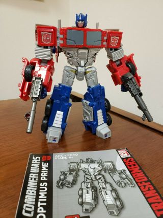 Transformers Combiner Wars Optimus Prime Voyager Class Figure 100 Complete