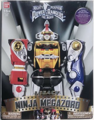 Bandai Mighty Morphin Power Rangers Legacy Ninja Megazord Action Figure
