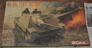 Dml 6030 1/35 Sd.  Kfz.  138/2 Hetzer Early Version Wwii German Tank Destroyer