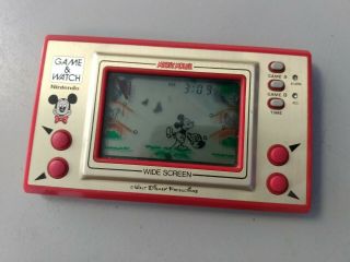Nintendo Game And & Watch Mickey Mouse 1981 Vintage