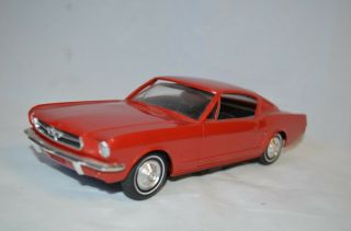 1965 Ford Mustang Fastback Red Dealer Promo Model Car Dealer Toy Promo Car