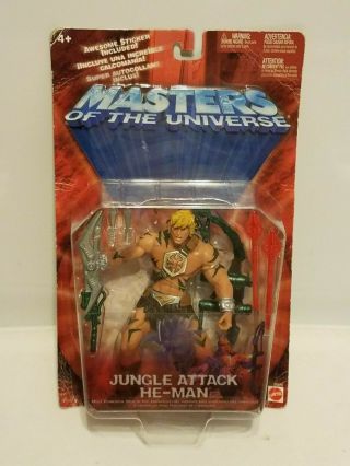 Masters Of The Universe 200x/2002 Jungle Attack He - Man 6 " Action Figure Motu