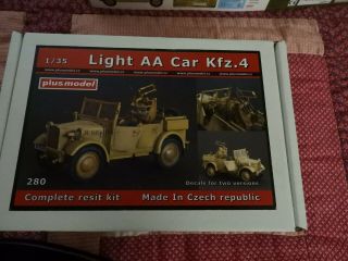 1/35 Plus Model Resin Light Aa Car Kfz.  4