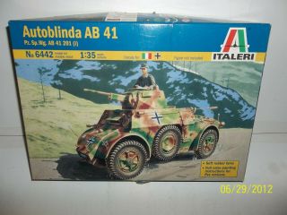 Italeri Autoblinda AB 41 1/35 Scale 6442 Modle Kit T33 4