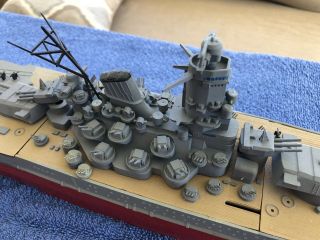 1/450 Hasegawa IJN Yamato Built Parts Repair 6