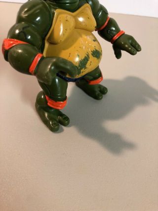 1995 TMNT Teenage Mutant Ninja Turtles Sumo Michelangelo Figure Playmates 2