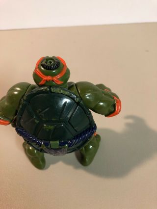 1995 TMNT Teenage Mutant Ninja Turtles Sumo Michelangelo Figure Playmates 4