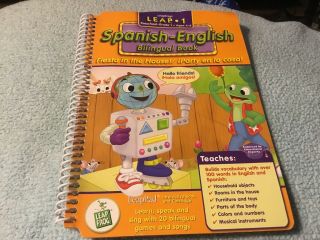 Leap Frog Spanish - English Bilingual Book Leap 1 Preschool Grade 1 Leap Pad 2