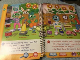 Leap Frog Spanish - English Bilingual Book Leap 1 Preschool Grade 1 Leap Pad 4