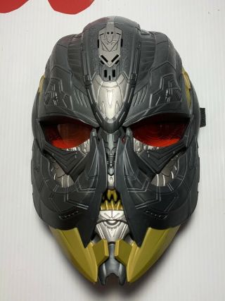 Transformers Last Knight Megatron Voice Changing Mask Sound Effects 2016 Hasbro