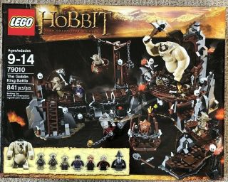 Lego The Hobbit The Goblin King Battle 79010 Rare Nisb Out Of Print Collector