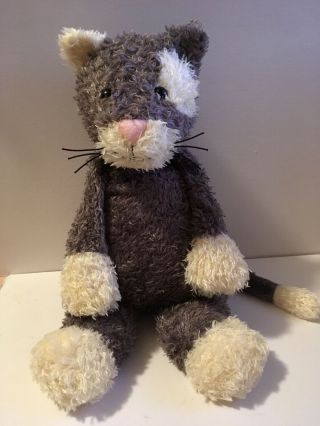 Jellycat Very Cute Gray And White Cat 16 Inches