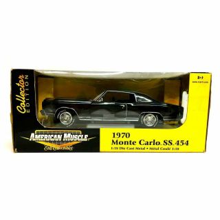 Ertl American Muscle 1970 Chevrolet Monte Carlo Ss 454 1:18 Diecast