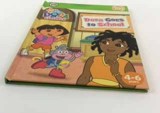 Nick Jr Dora the Explorer Childrens Book Leap Frog Dora Goes to School Tag 3