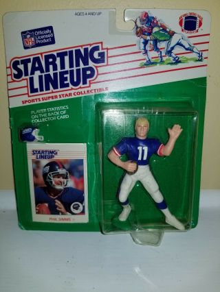 1988 Kenner Phil Simms Starting Lineup Nfl Giants
