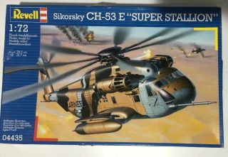 Revell Germany Sikorsky Ch - 53 E " Stallion " 1/72 Model Kit 04435 Open Box