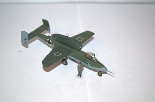 1:72 Professional Built Model Wwii German Aircraft Henschel He 162