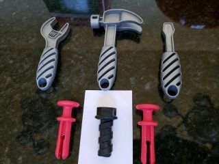 Postpaid Little Tikes Tools & Screw/pin.  Hammer Screwdriver,  Crescent Wrench