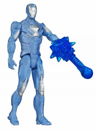 Marvel Iron Man 3 Movie: Cold Snap Armor 3.  75 Inch Action Figure By Hasbro