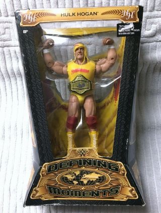 Wwe Mattel Elite Hulk Hogan Defining Moments Wrestling Figure Wwf Ljn