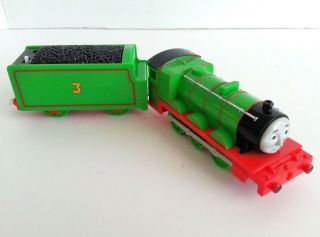 Thomas & Friends Talking Henry 3 Trackmaster Motorized Green Train Engine 3