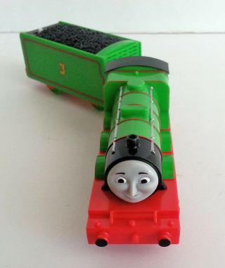 Thomas & Friends Talking Henry 3 Trackmaster Motorized Green Train Engine 3 2