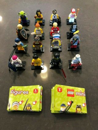 Lego 8803 Minifigures Series 3 Complete 16 Figure Set