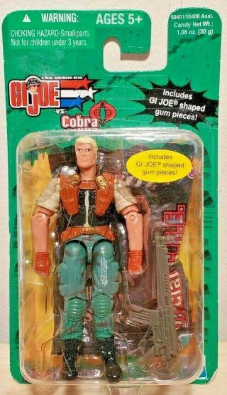 Rare/retro/vintage G.  I.  Joe Vs.  Cobra Spytroops Duke With Gum Bitz