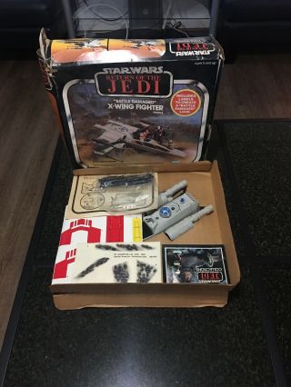 1982 Star Wars Return Of The Jedi Battle X - Wing Fighter Unplayed With