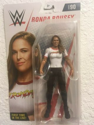 Wwe Series 90 Ronda Rousey Action Figure 6 " 1st Ever Debut In Package
