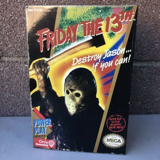 Neca Friday The 13th 1989 Nes Power Play Series 7 " Jason Voorhees Action Figure