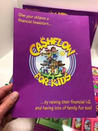 Cashflow for Kids Board Game Finance Rich Dad Poor Dad Robert Kiyosaki Complete 3