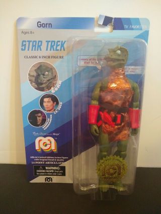 Mego Star Trek Gorn 8” Figure Limited Edition 6002/10000 In Package