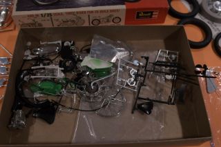 Revell Triumph Drag Bike or Motorcycle parts 5